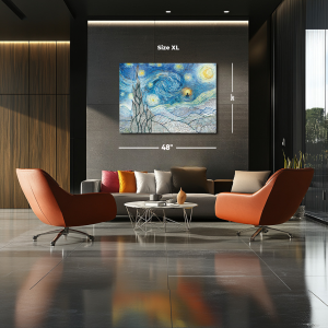 Starry Realms: A Neo-Impressionist Rebirth of Van Gogh’s Starry Night