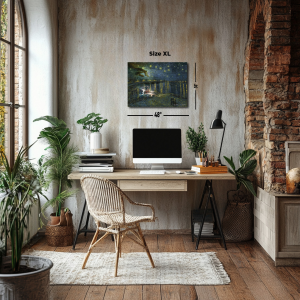 Whispers of the Night: Starry Night Over the Rhône Reimagined