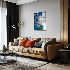 Ethereal Currents: The Whispering Poplars of Monet"