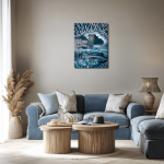 Frozen Reflections: The Silent Embrace of Sandviken