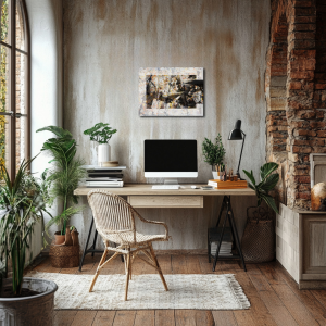 Fragmented Realities: Pollock’s Blue Poles Reimagined