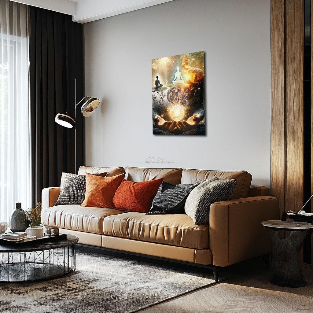 Veins of Porcelain: The Stillness Between Thought and Flame