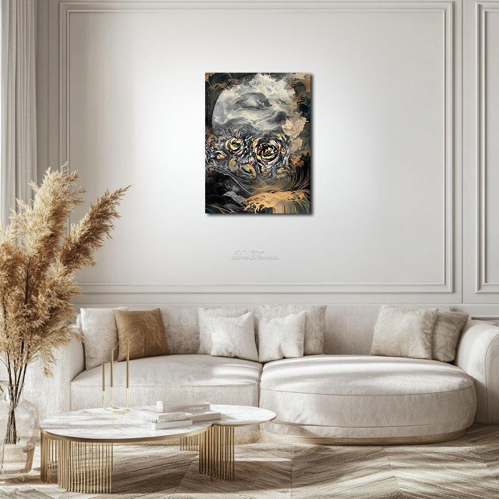 Veins of Porcelain: The Weight Beneath the Tide