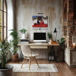 Ethereal Mirrors: The Girl with a Wine Glass Amidst Arctic Reflections