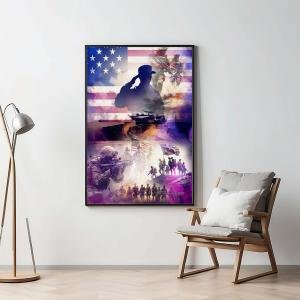 "Valor in Layers: A Tribute to American Heroes